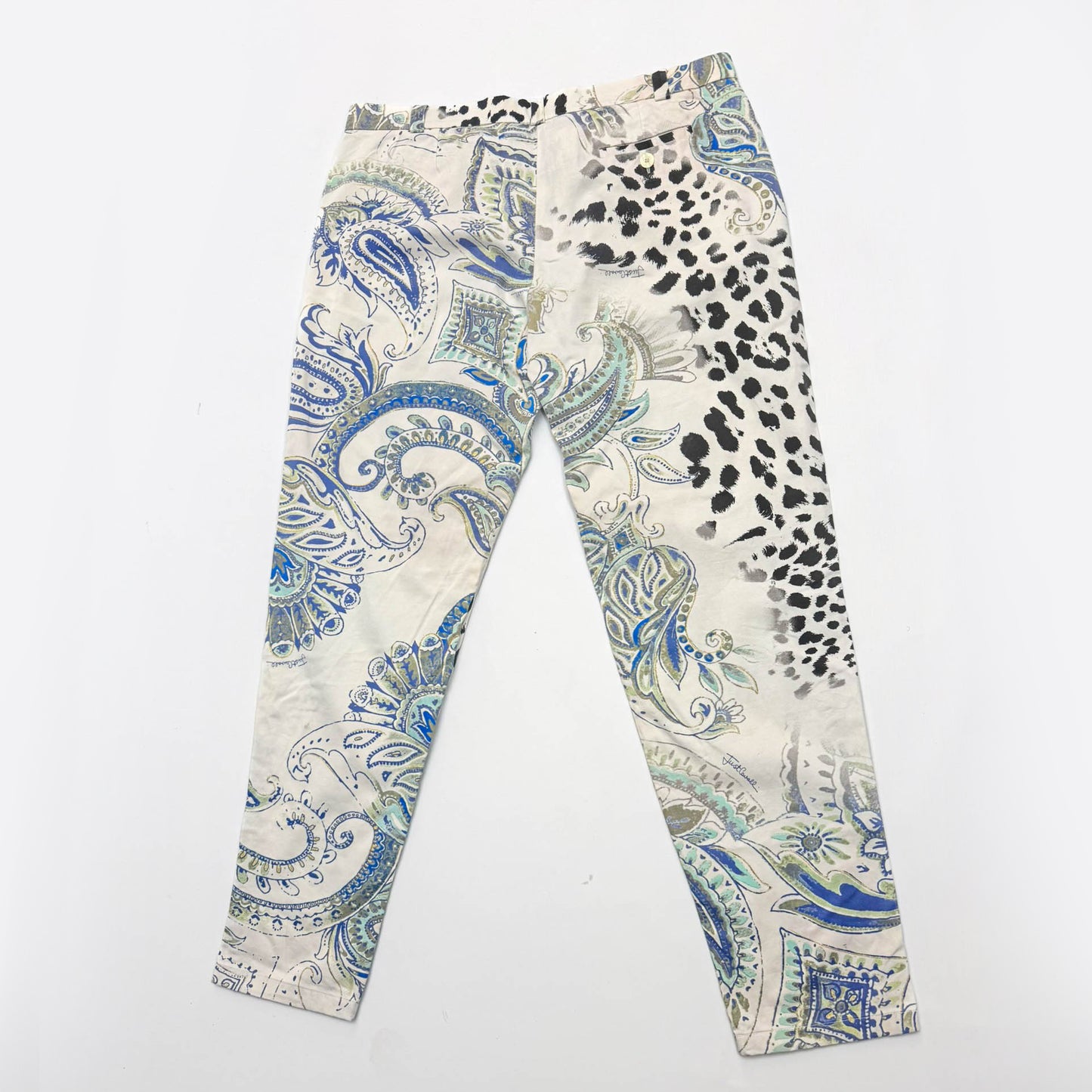 Roberto Cavalli Leopard Trousers - XL
