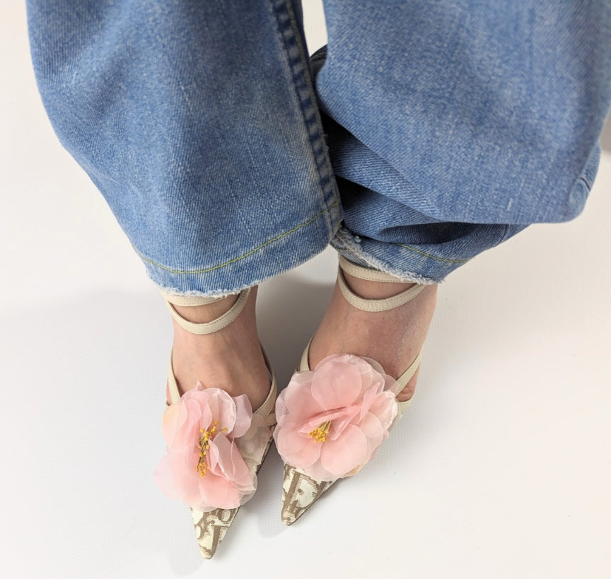 Dior Monogram trotter mules S/S2002 - EU38|5UK|7US