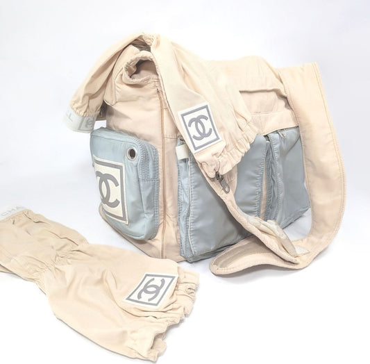 Chanel 2001 shoulder bag and 2 gaiter