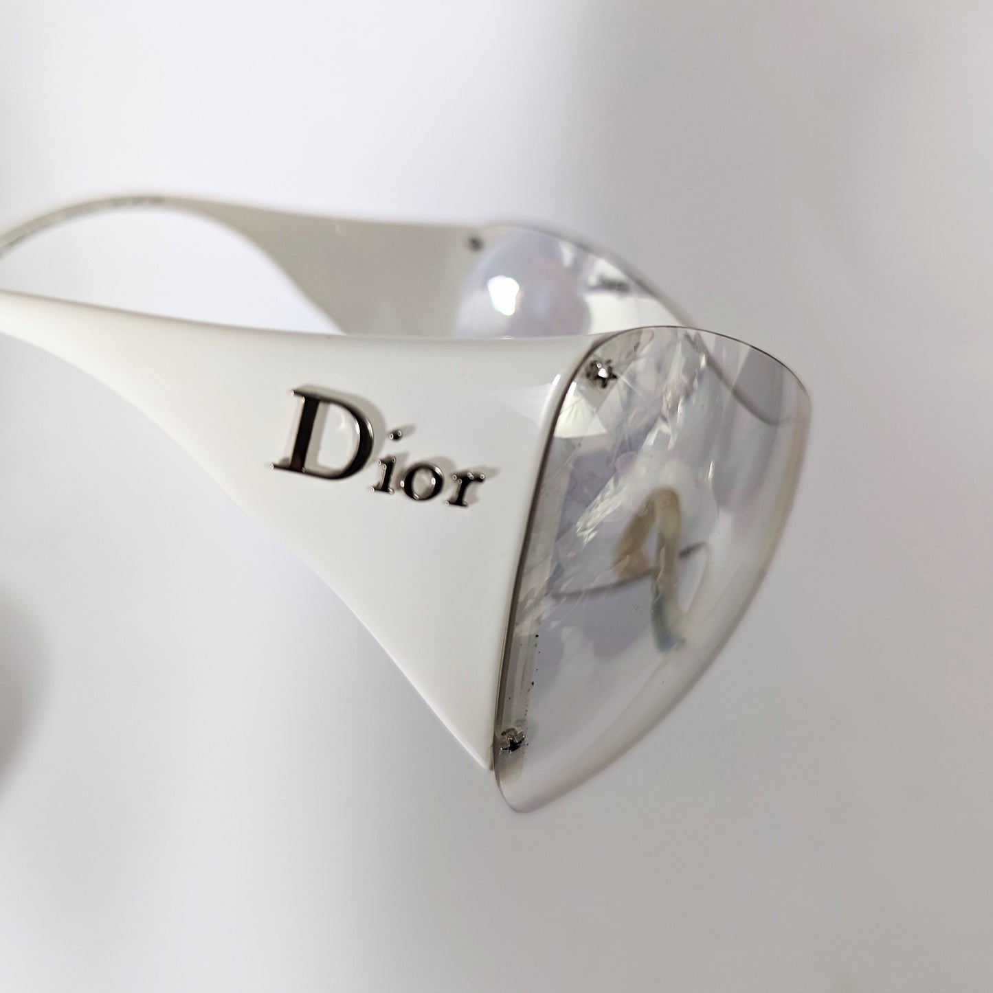 Dior SKI 1 white mask sunglasses