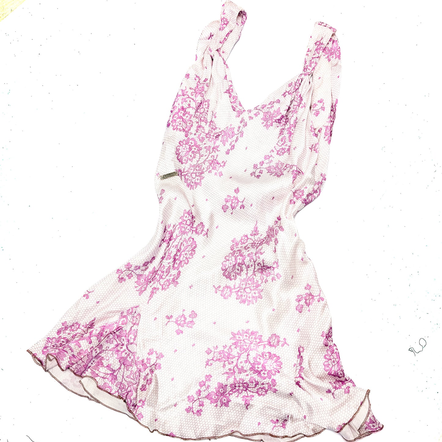 John Galliano silk dress
