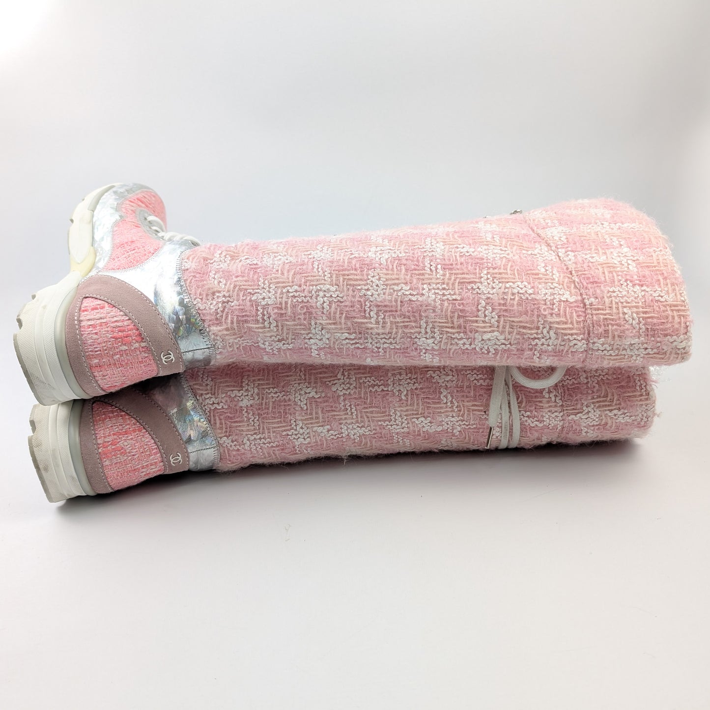 Chanel tweed sport boots F/W 2015 EU39,5|UK6,5|US8,5