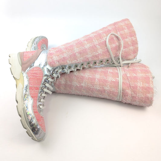 Chanel tweed sport boots F/W 2015 EU39,5|UK6,5|US8,5