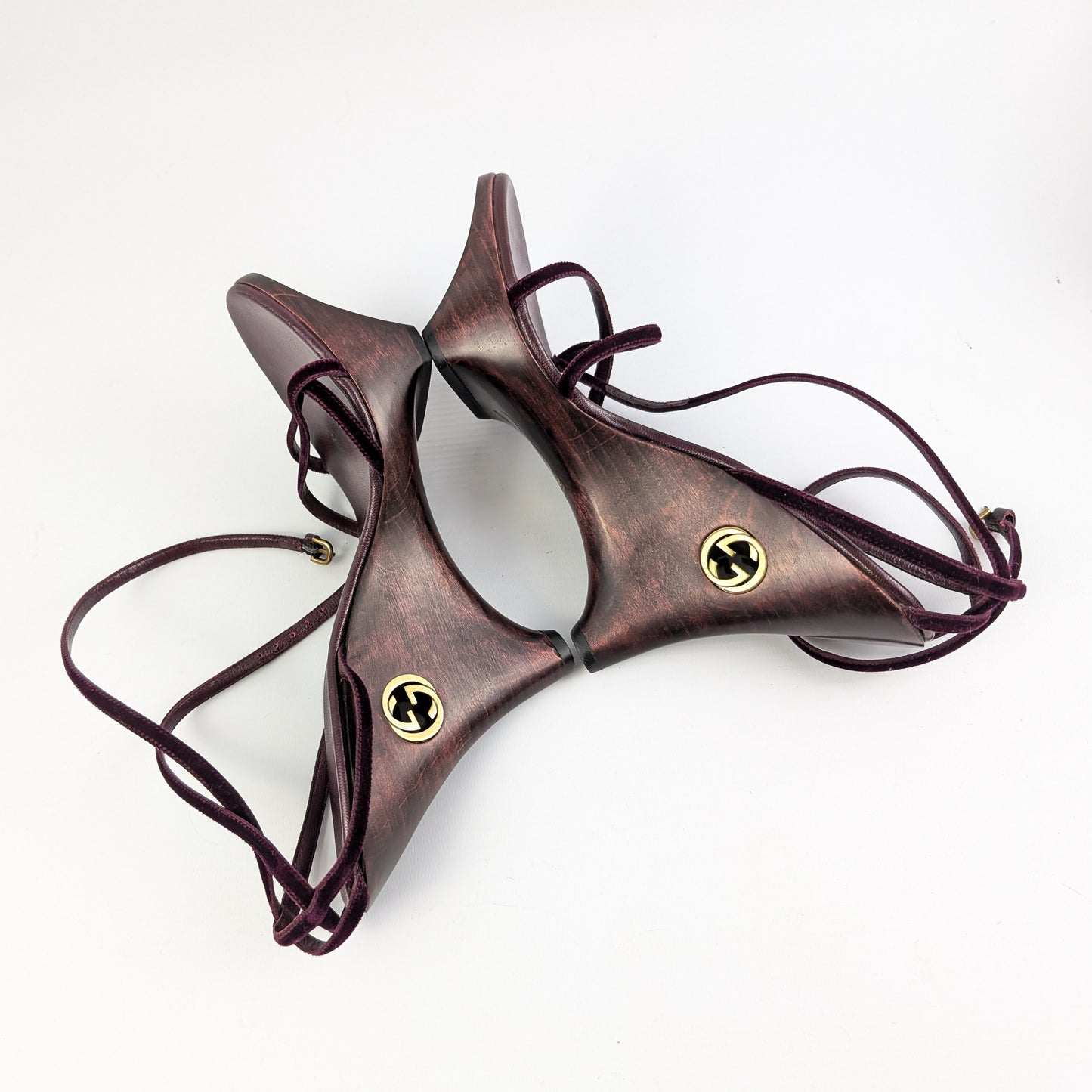 Gucci Geisha wooden sandals - EU39|6UK|8US