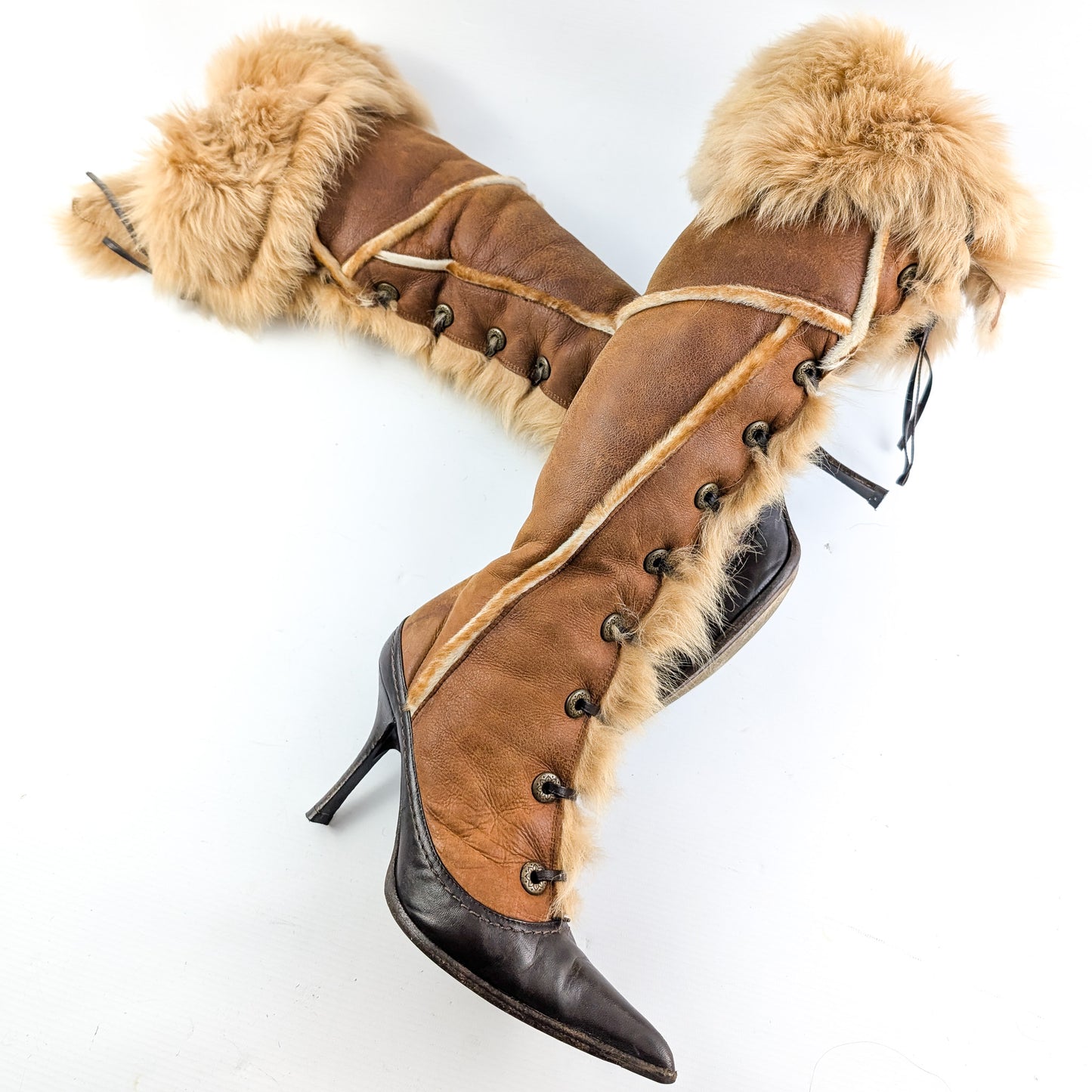Gianmarco Lorenzi fur boots - EU38|UK5|US7