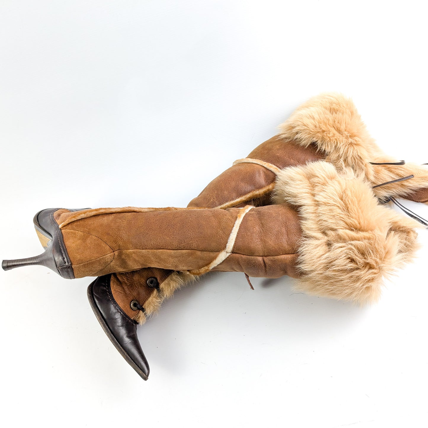 Gianmarco Lorenzi fur boots - EU38|UK5|US7