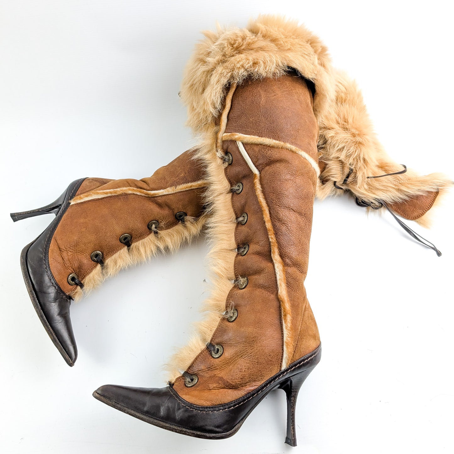 Gianmarco Lorenzi fur boots - EU38|UK5|US7