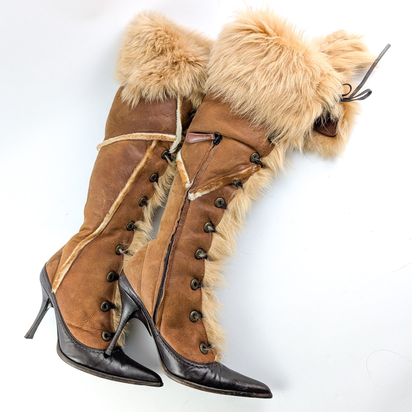 Gianmarco Lorenzi fur boots - EU38|UK5|US7