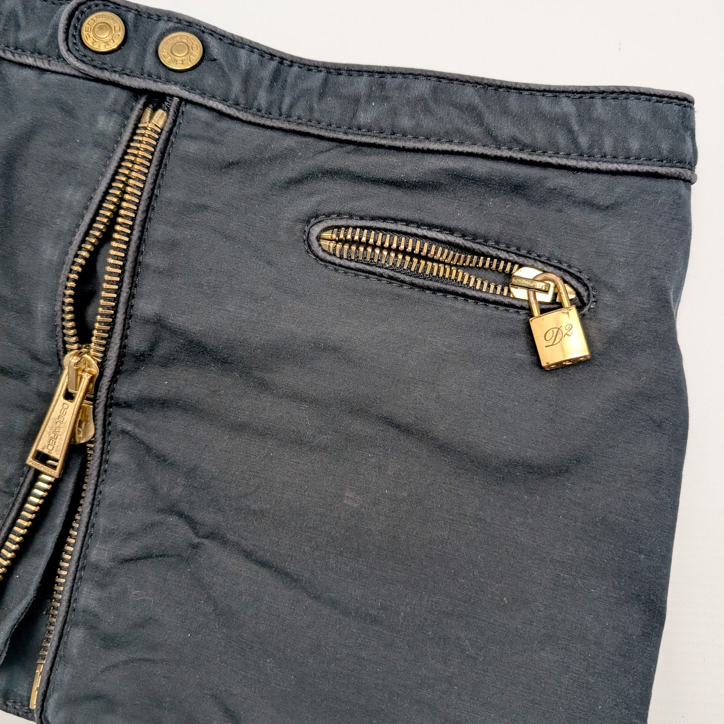Dsquared2 padlock mini skirt