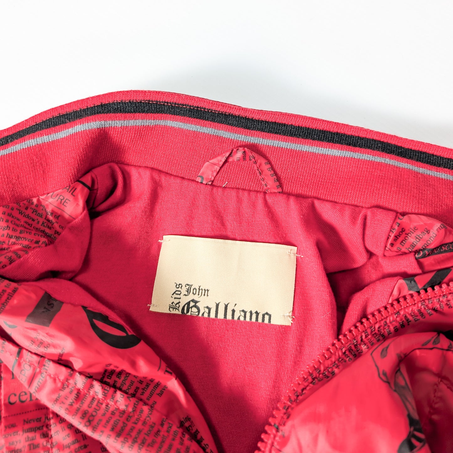 John Galliano jacket with "newspaper" monogram - 1Y