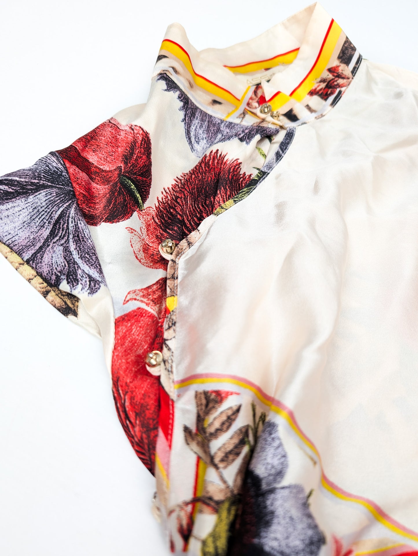 Cavalli silk floral pattern dress