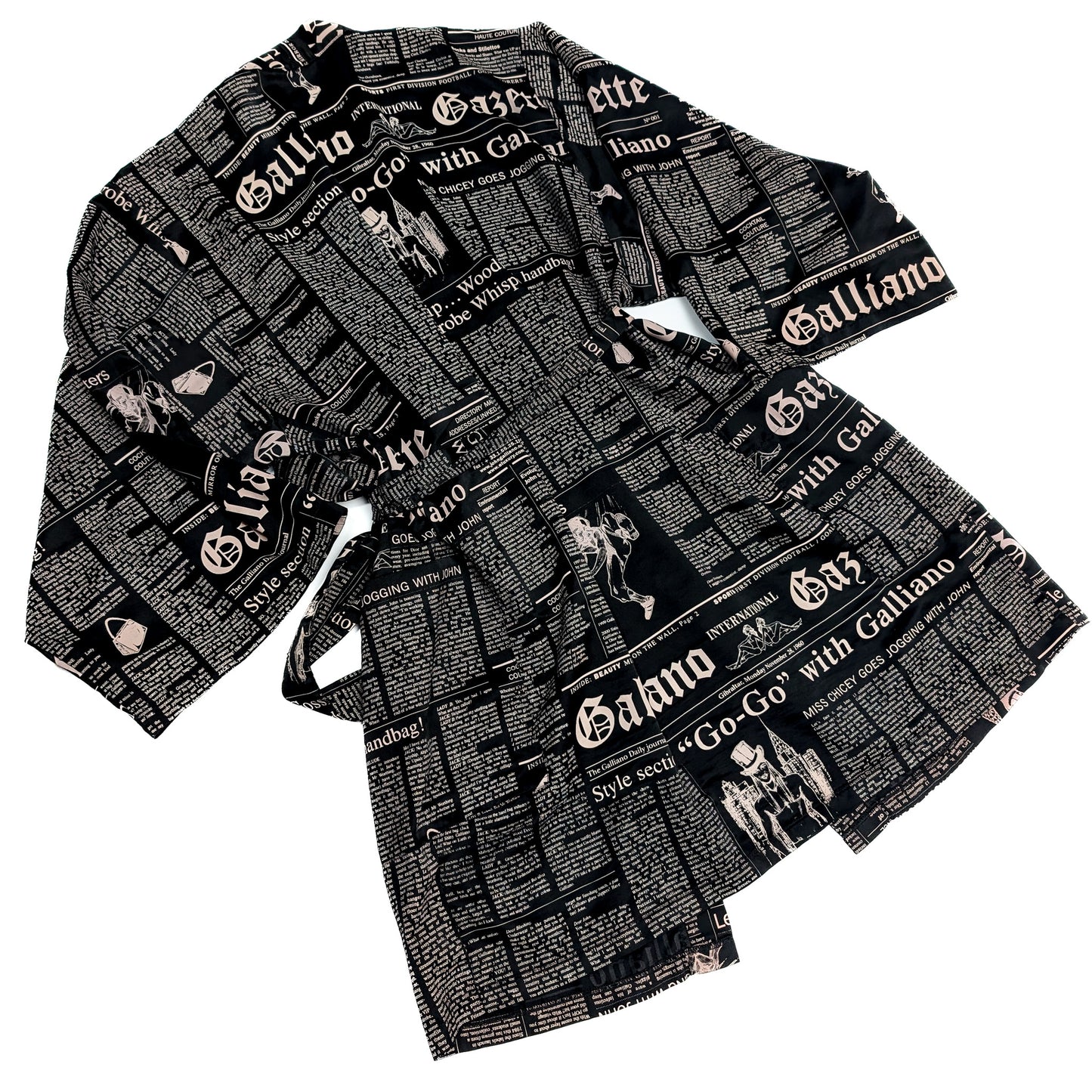 Galliano Kimono Jacket Dress