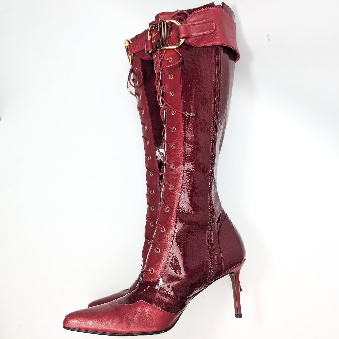 Dior by Galliano Fall 2000 Buckle Boots - EU38.5|UK5.5|US7.5