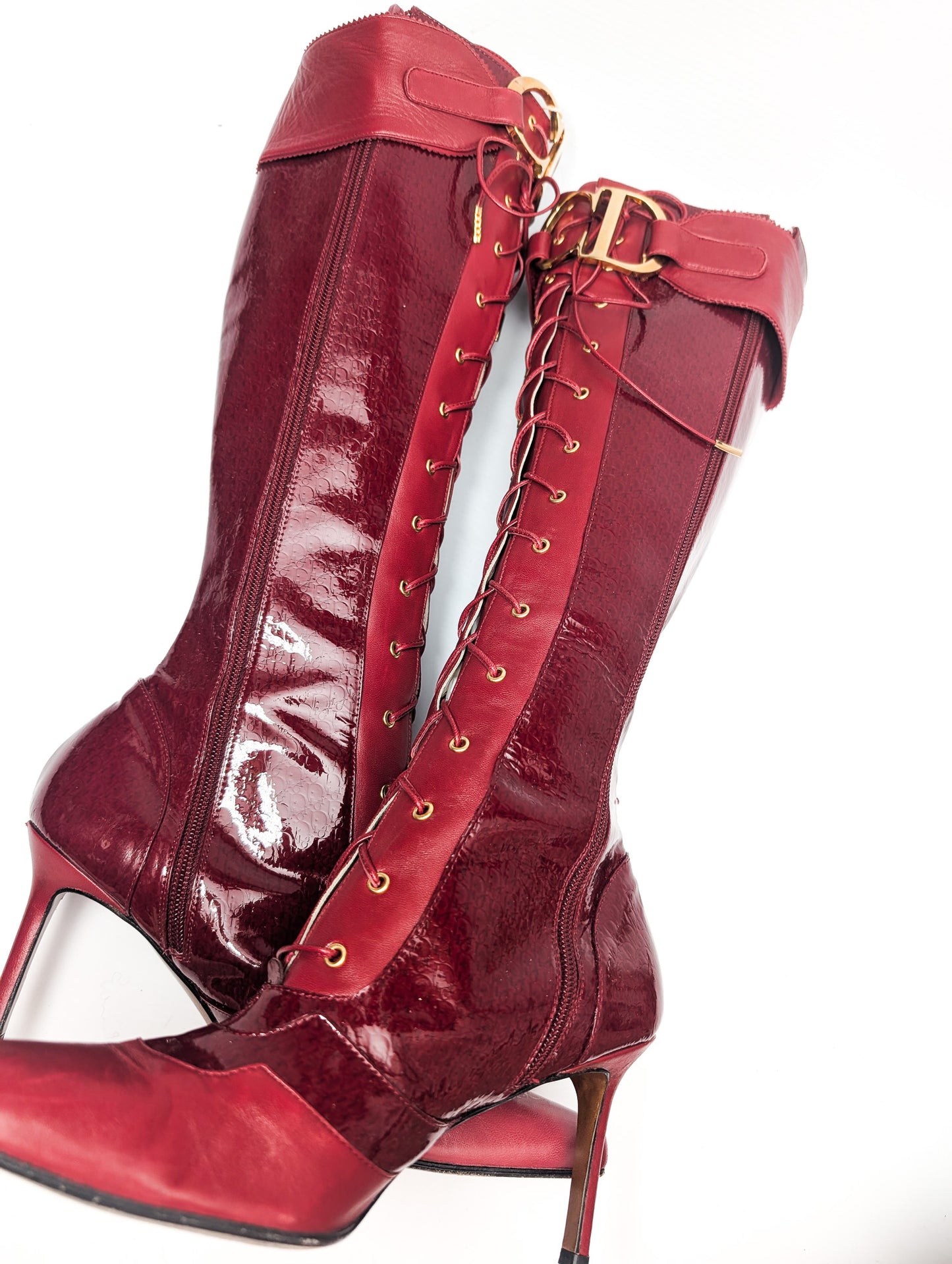 Dior by Galliano Fall 2000 Buckle Boots - EU38.5|UK5.5|US7.5