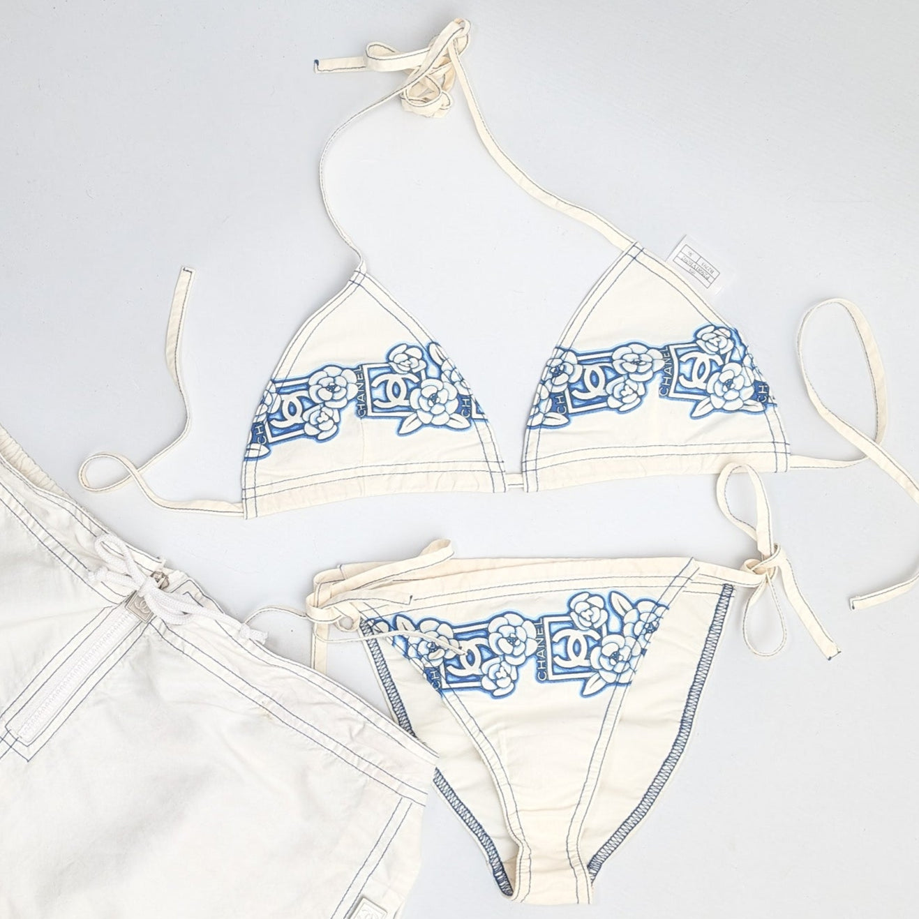 Chanel Sport Camelia Swimsuit S/S 2005