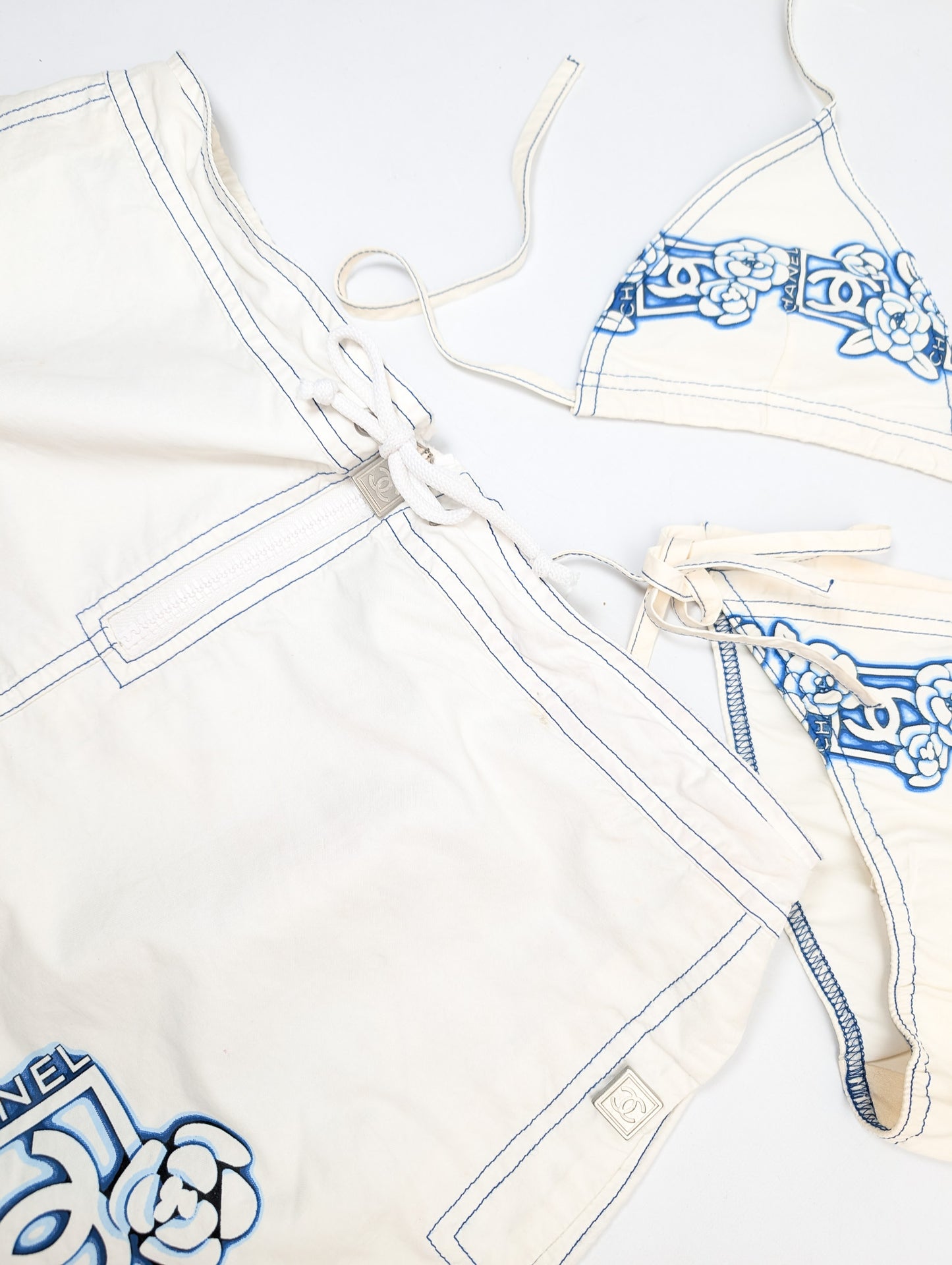 Chanel Sport Camelia Swimsuit S/S 2005