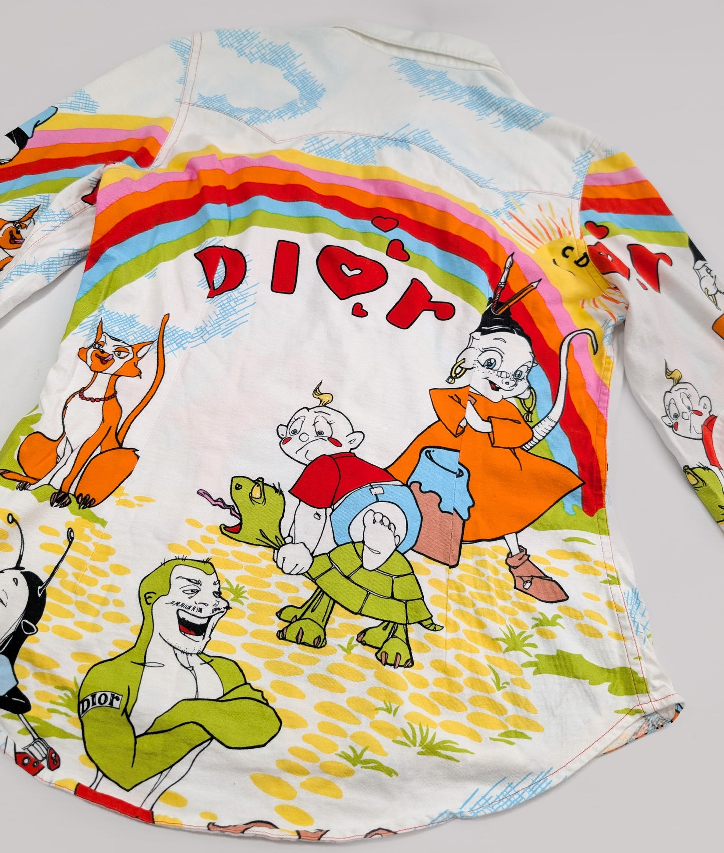 Dior shirt by Galliano - Cartoon Collection 2002