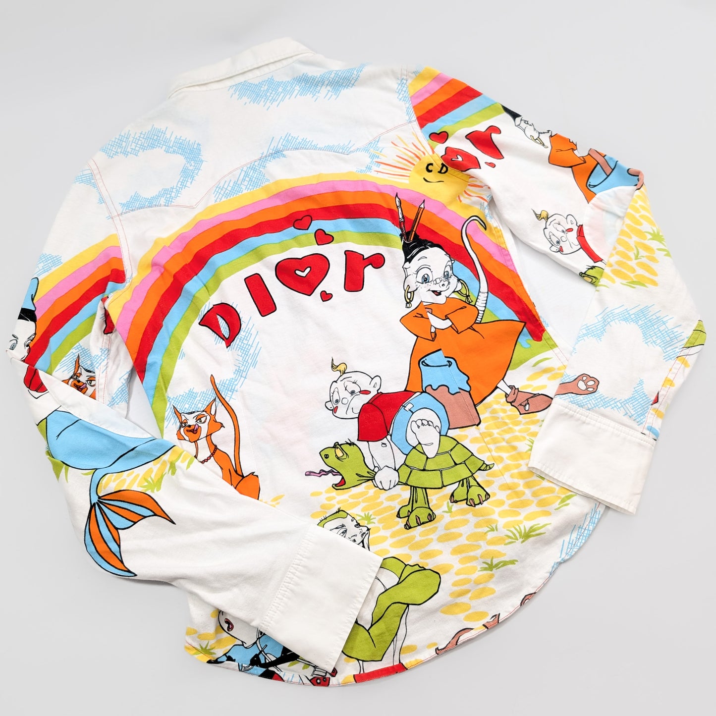 Dior shirt by Galliano - Cartoon Collection 2002