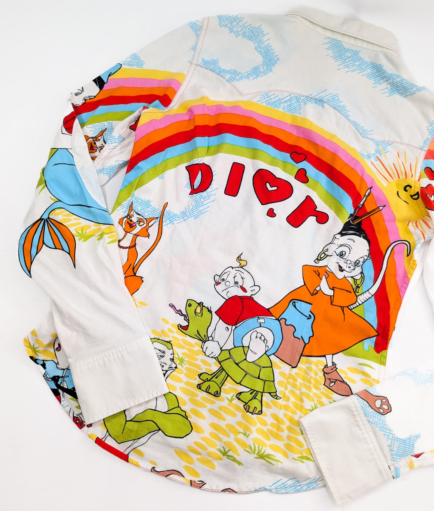 Dior shirt by Galliano - Cartoon Collection 2002
