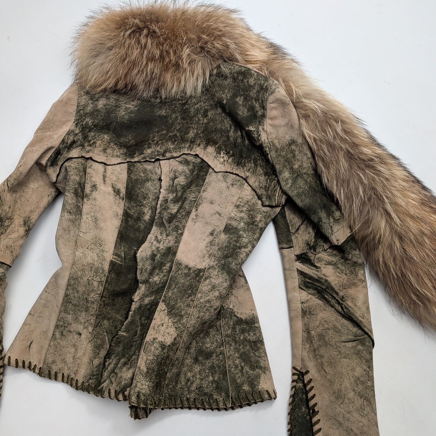 Roberto Cavalli F/W 2001 fur embellished jacket - S