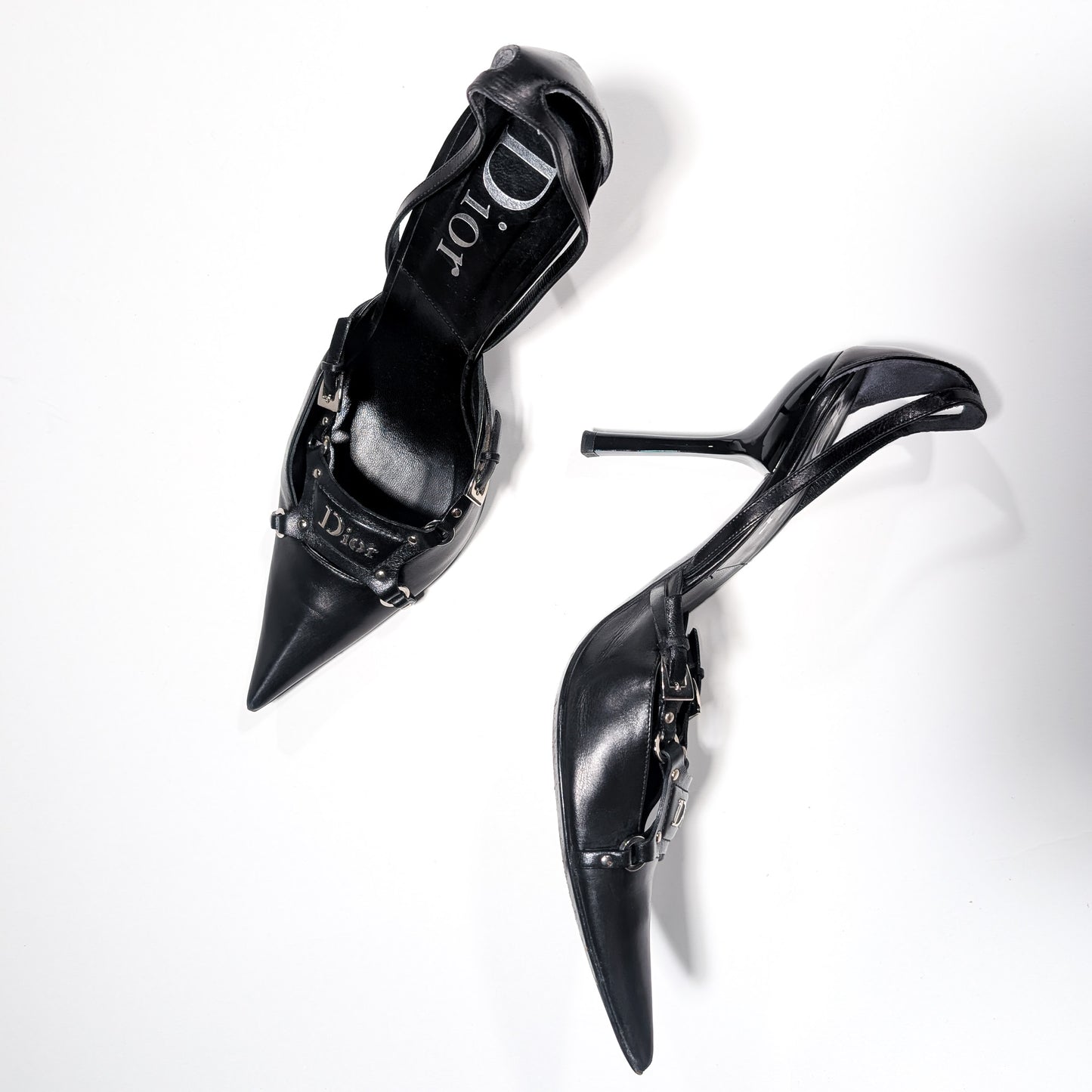 Dior Slingback by Galliano bondage F/W 2003 - EU40|UK7|US9