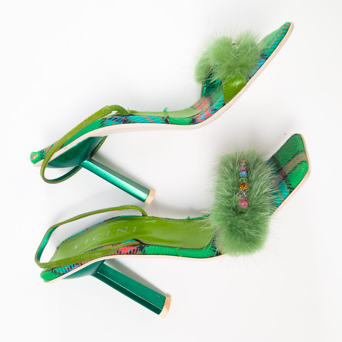 Faux fur sandals - EU36.5|UK3.5|US5.5