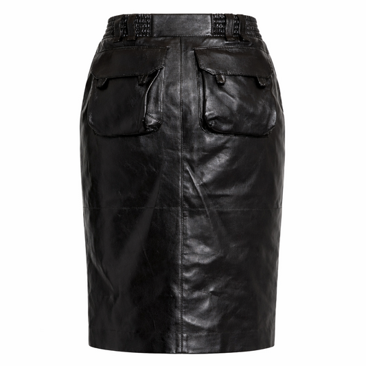 Yves Saint Laurent leather skirt - F/W 2024