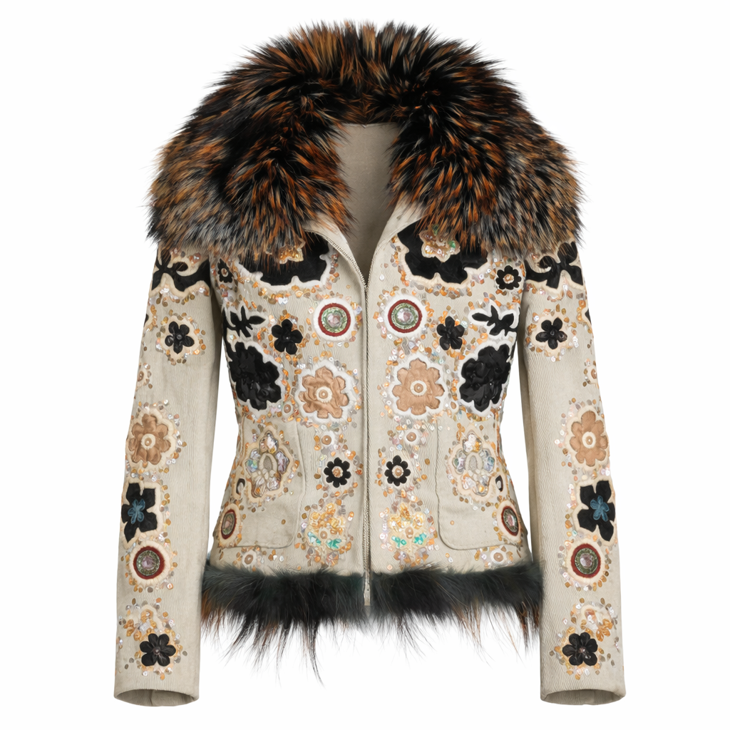 RESERVED Barbara Bui fur jacket S/S 2004