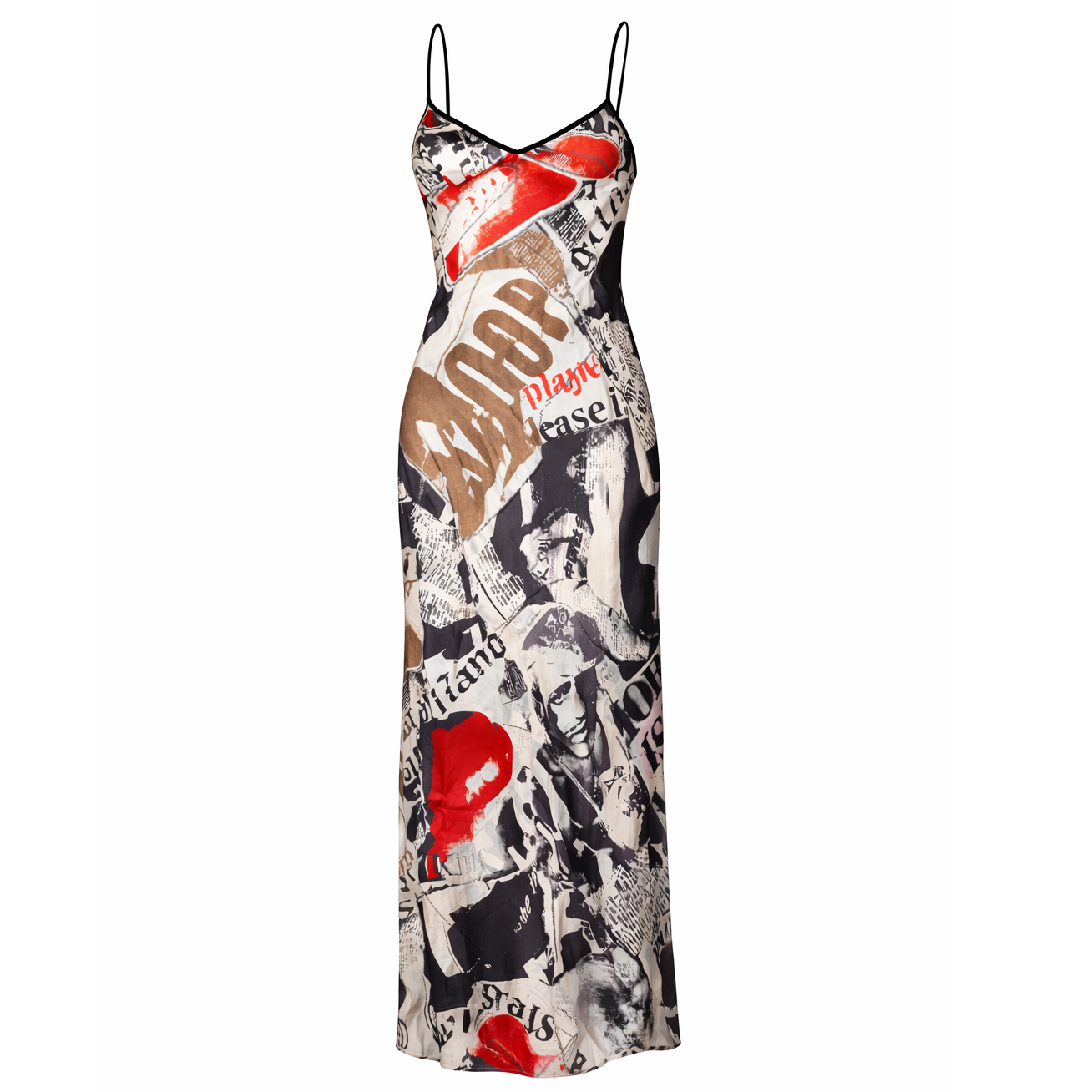 John Galliano silk dress
