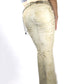 Cavalli beige logo jeans - S