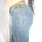 Jeans with rhinestone inscription "Roberto Cavalli" - S