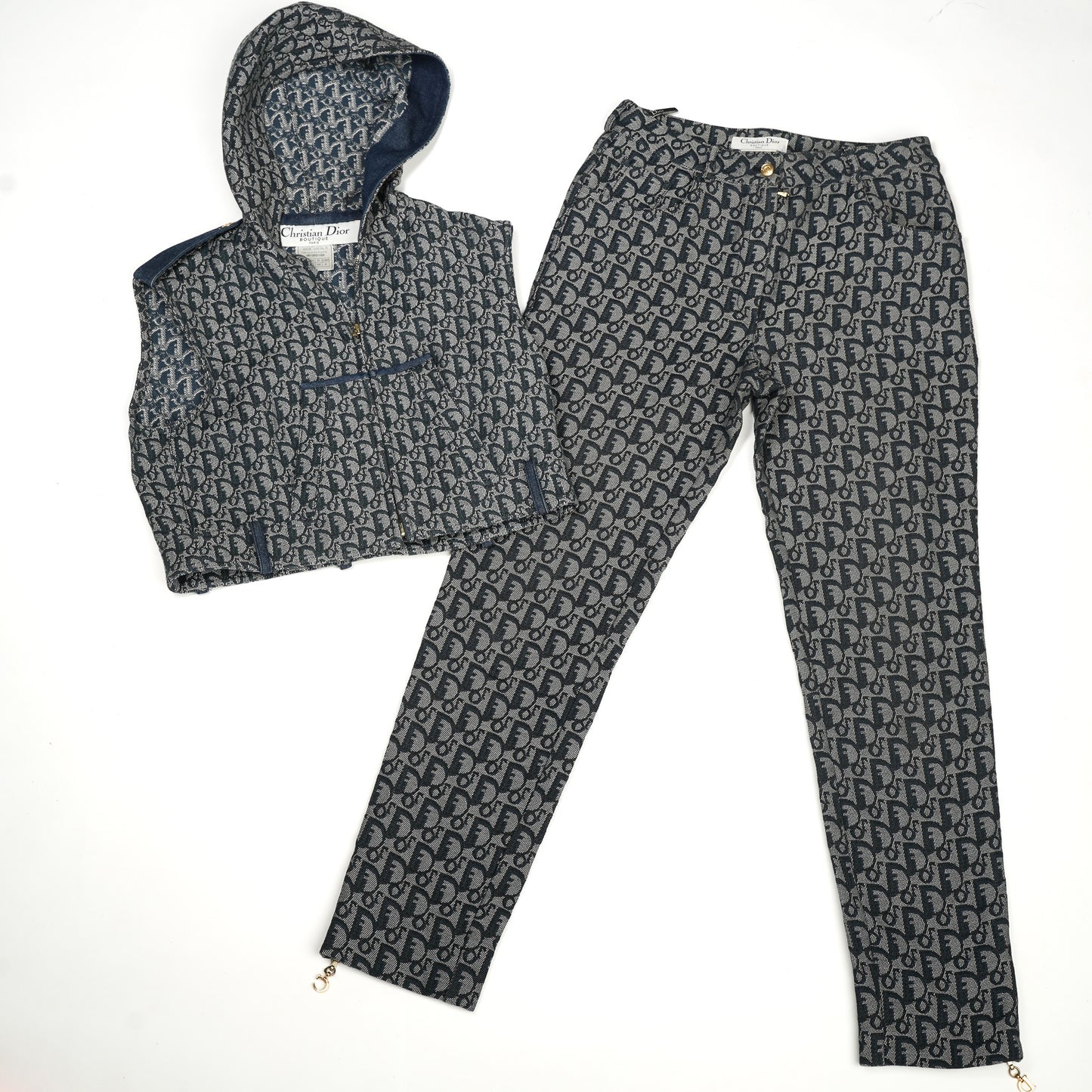 Dior Monogram Dior by Galliano Pant and Jacket Set - S/S2000