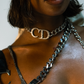 "CD" Choker Necklace - F/W 2000