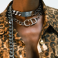 "CD" Choker Necklace - F/W 2000