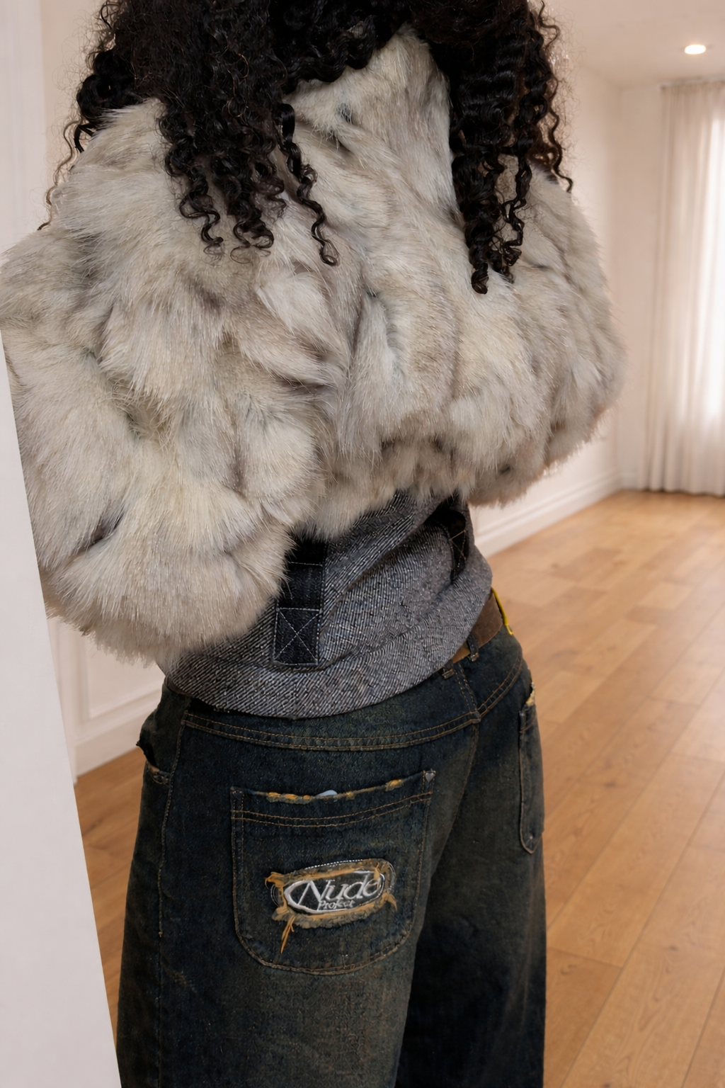 Roberto Cavalli fur jacket