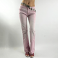 Cavalli faded pink jeans - S