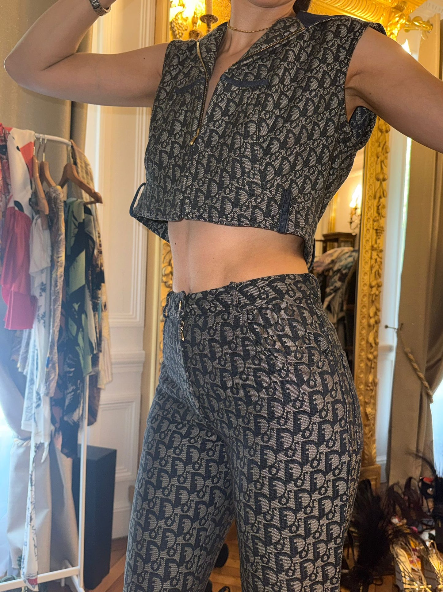 Dior Monogram Dior by Galliano Pant and Jacket Set - S/S2000