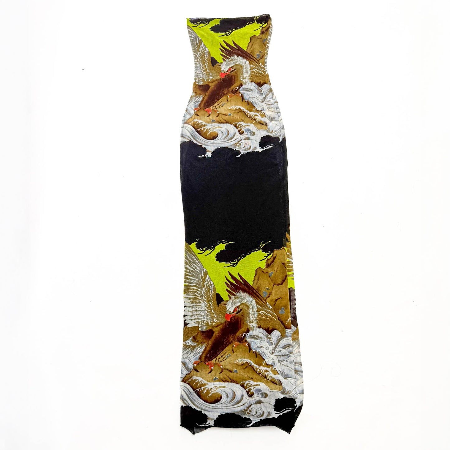 Jean-Paul Gaultier eagle print dress