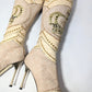 El Dantes beige “crown” boots - EU37|UK4|US6