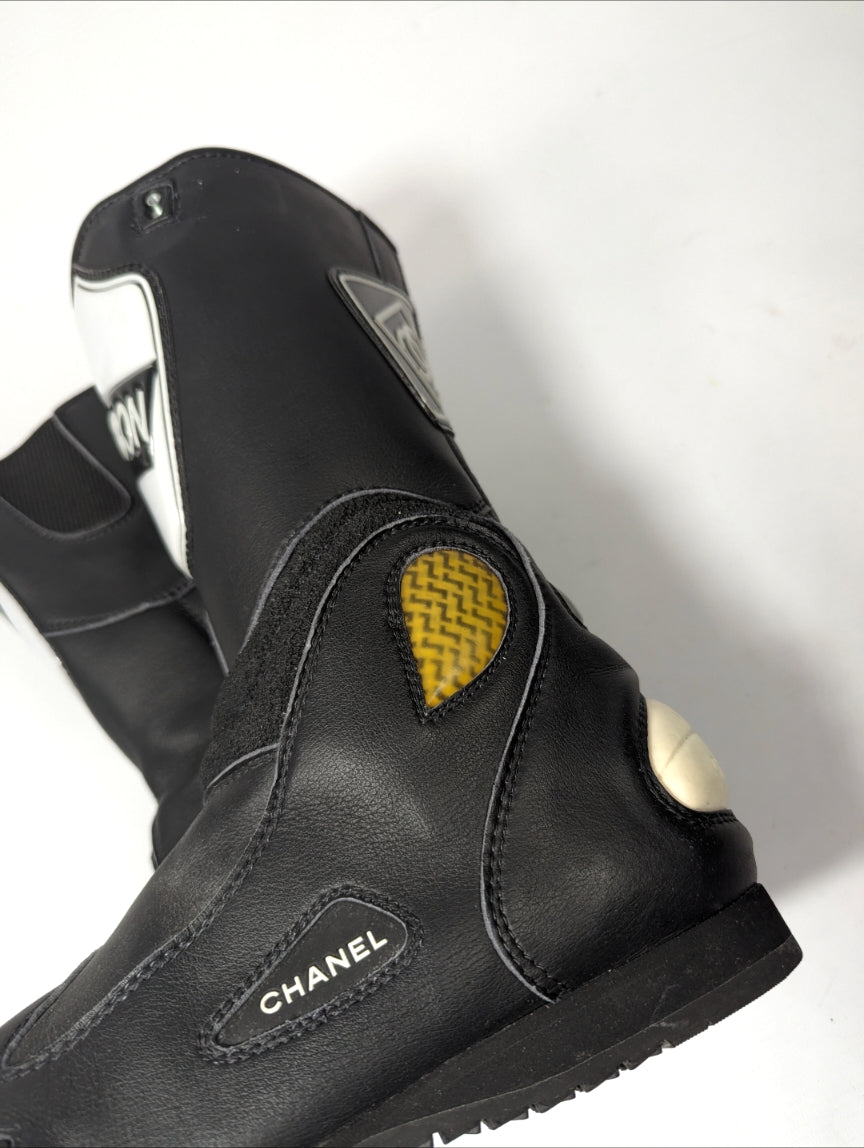 Chanel motobike boots - EU41|UK8|US10