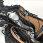 Dsquared2 Black High Lace-Up Sandals -  EU41|8UK|10US