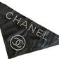Chanel leather scarf