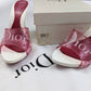 Dior white and burgundy Jelly mules by Galliano - EU39,5|6,5UK|8,5US