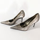 Gianmarco Lorenzi silver pump -EU37|UK4|US6