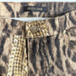 Roberto Cavalli leopard chain set - S/M