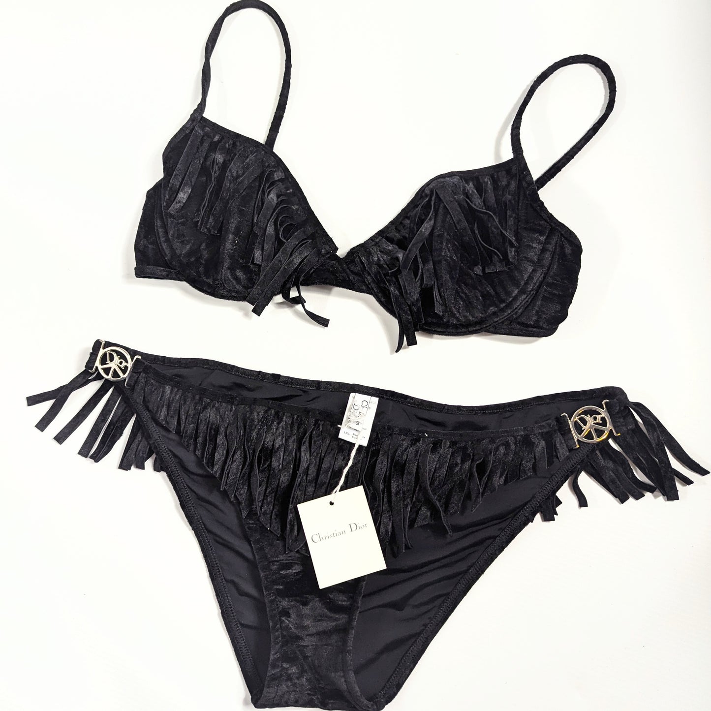 Velvet bikini swimsuit - Peace and Love Dior by Galliano