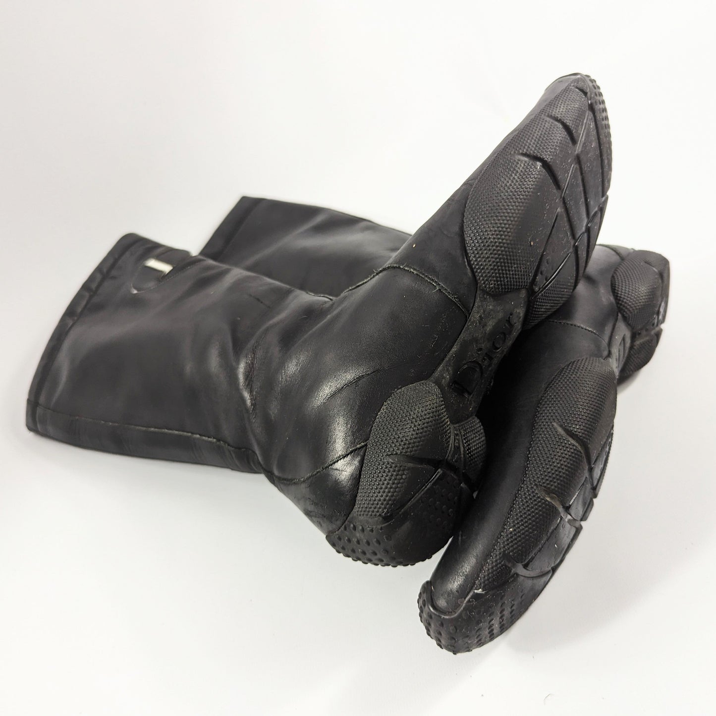 Dior sporty biker boots by Galliano - EU36 | UK3 | US5