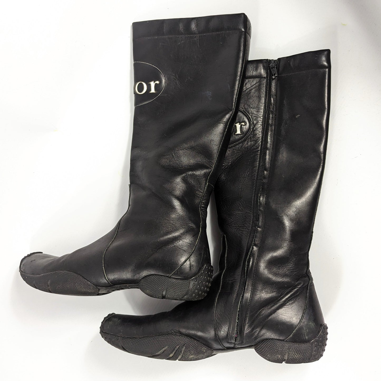 Dior sporty biker boots by Galliano - EU36 | UK3 | US5