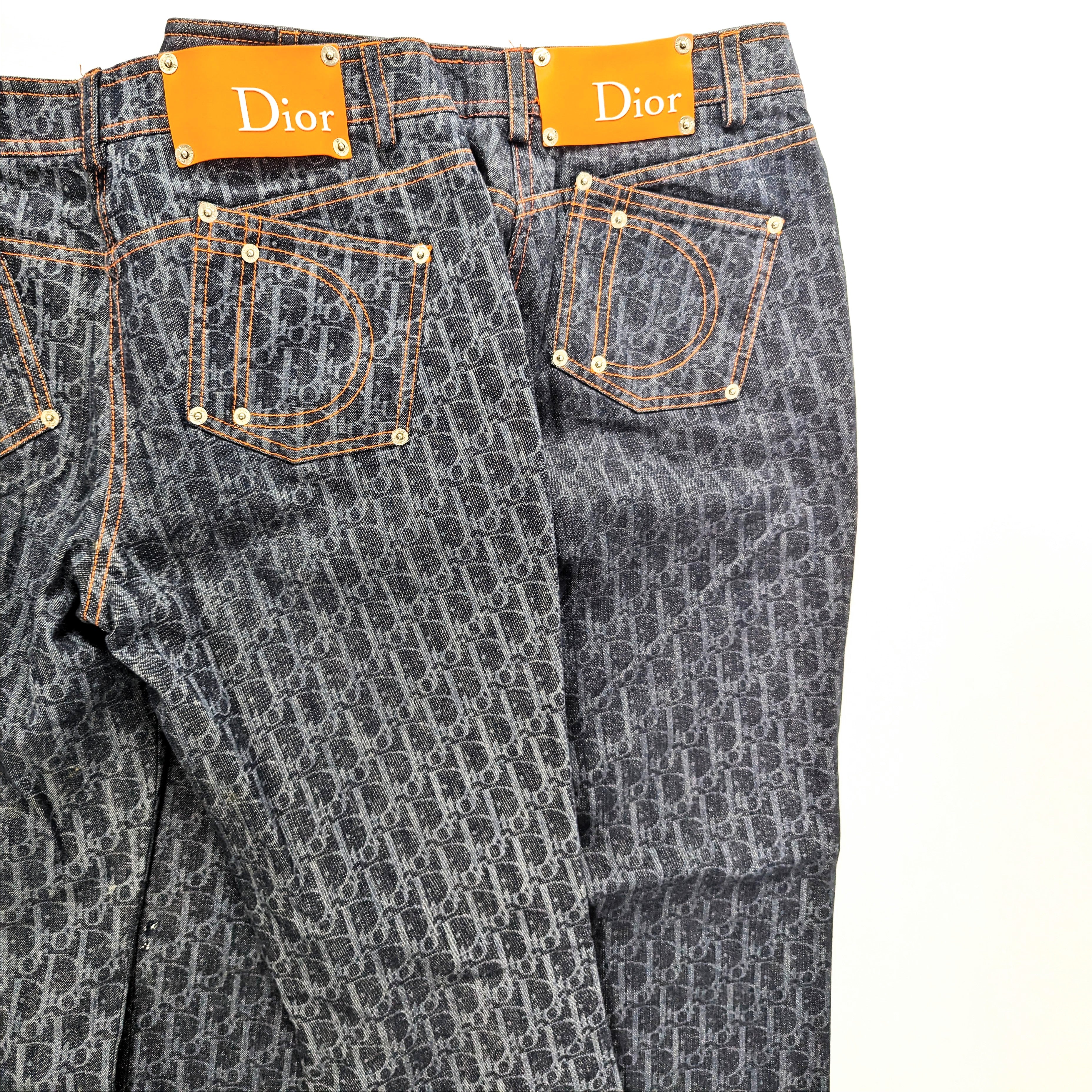 Dior store monogram jeans