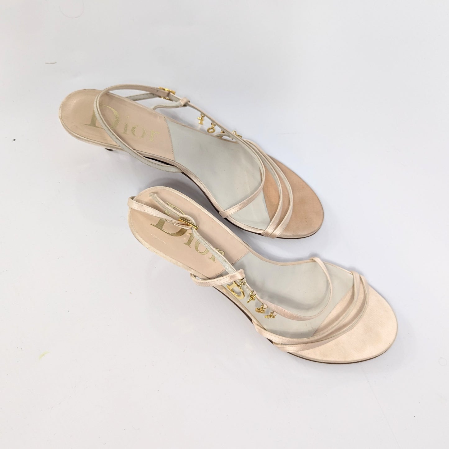 Dior satin low heel sandals - EU37|UK4|US6